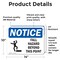 Signmission 10 in Height, 14 in Width, Vinyl Decal, Rectangle OS-2PACK-NS-D-1014-L-12441 - alternate 2